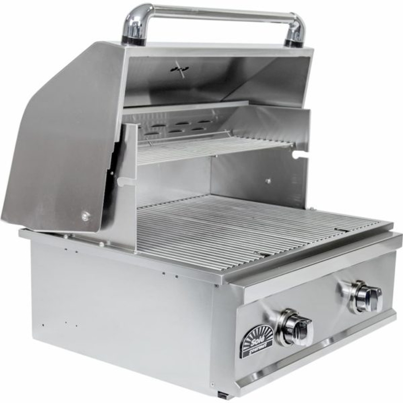 Sole Gourmet TR Series - 26-Inch 2-Burner Built-In Grill - Natural Gas - 261BQTR