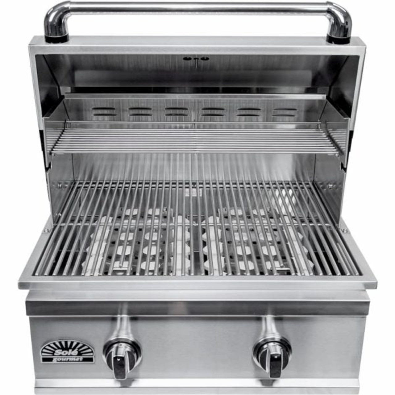 Sole Gourmet TR Series - 26-Inch 2-Burner Built-In Grill - Natural Gas - 261BQTR