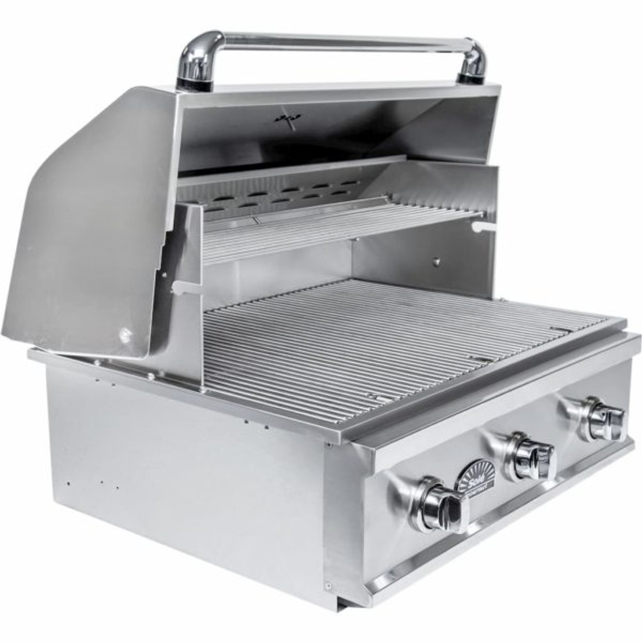 Sole Gourmet TR Series - 32-Inch 3-Burner Built-In Grill - Natural Gas - 320BQTR