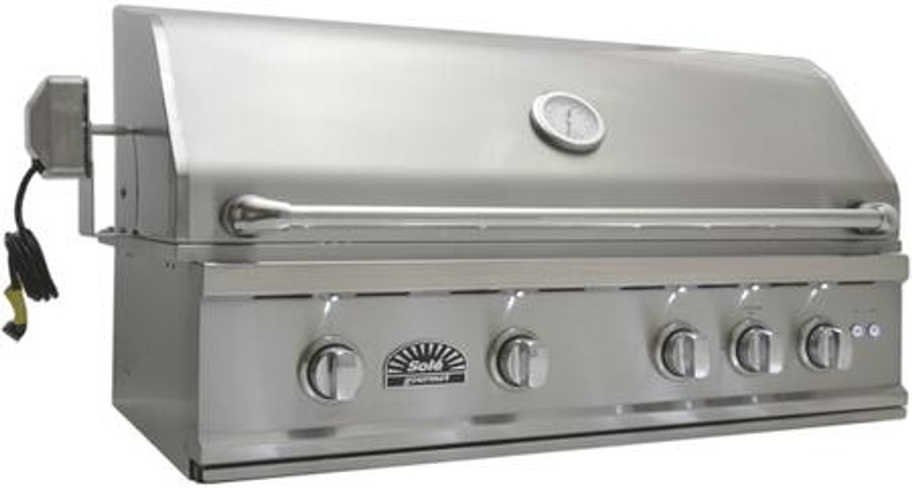 Sole Gourmet TR Series - 38-Inch 5-Burner Built-In Grill - Natural Gas - 381BQRTRL