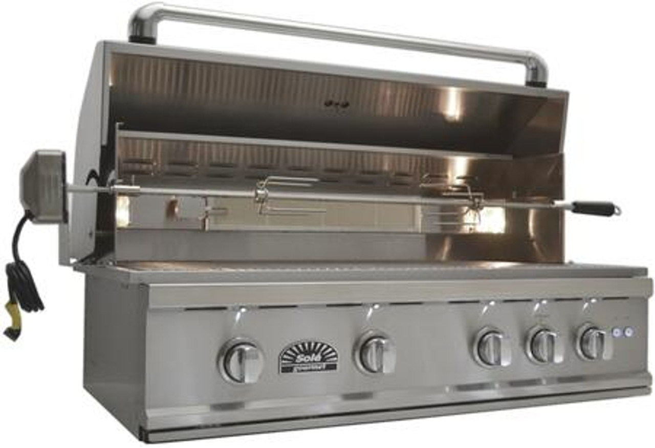 Sole Gourmet TR Series - 38-Inch 5-Burner Built-In Grill - Natural Gas - 381BQRTRL