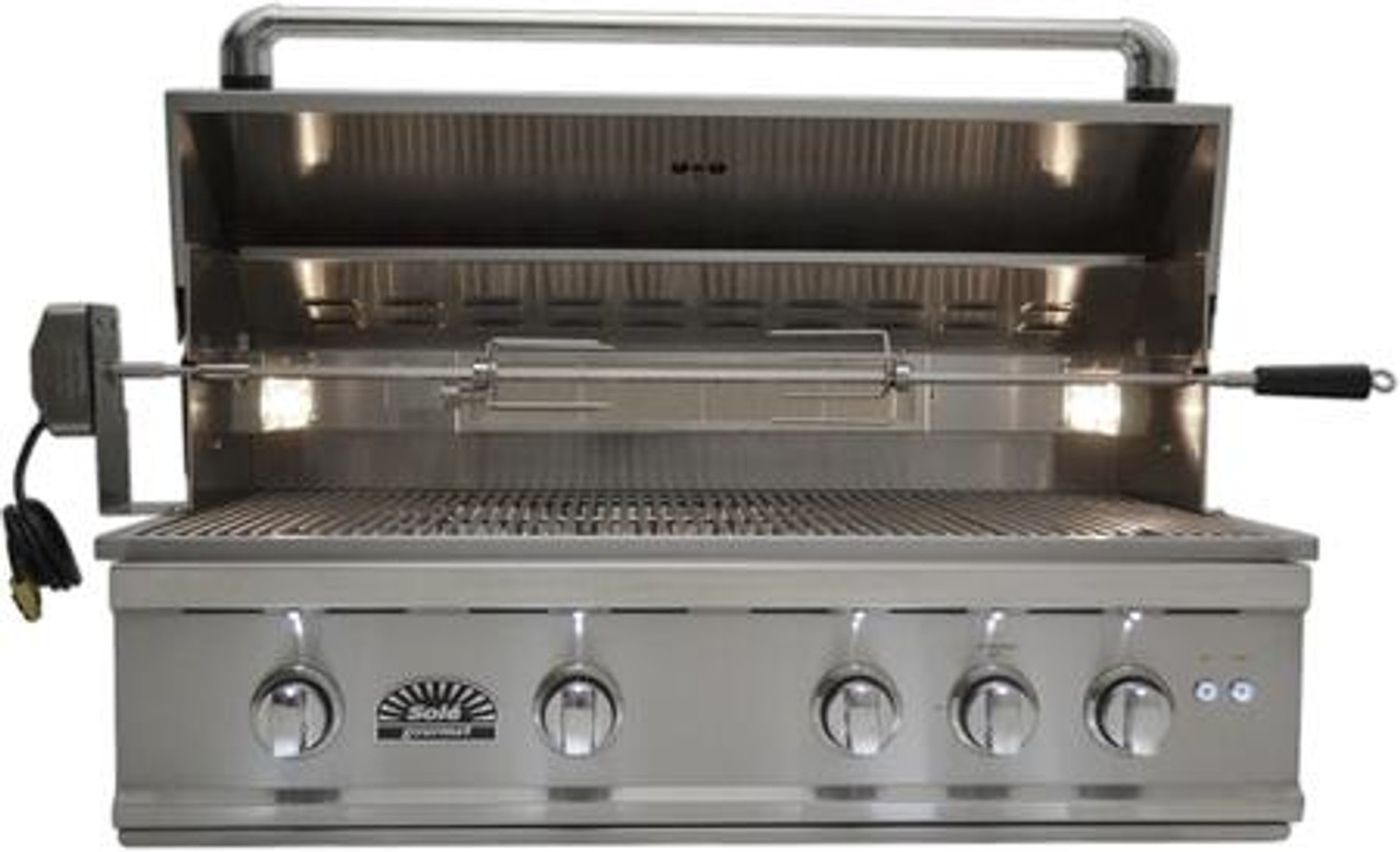 Sole Gourmet TR Series - 38-Inch 5-Burner Built-In Grill - Natural Gas - 381BQRTRL