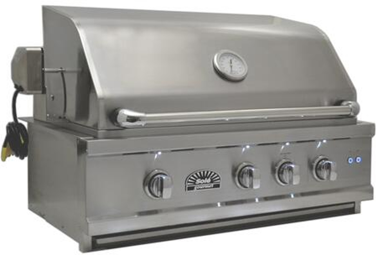 Sole Gourmet 30" Deluxe Built In 4 Burner Natural Gas - 301BQRRL