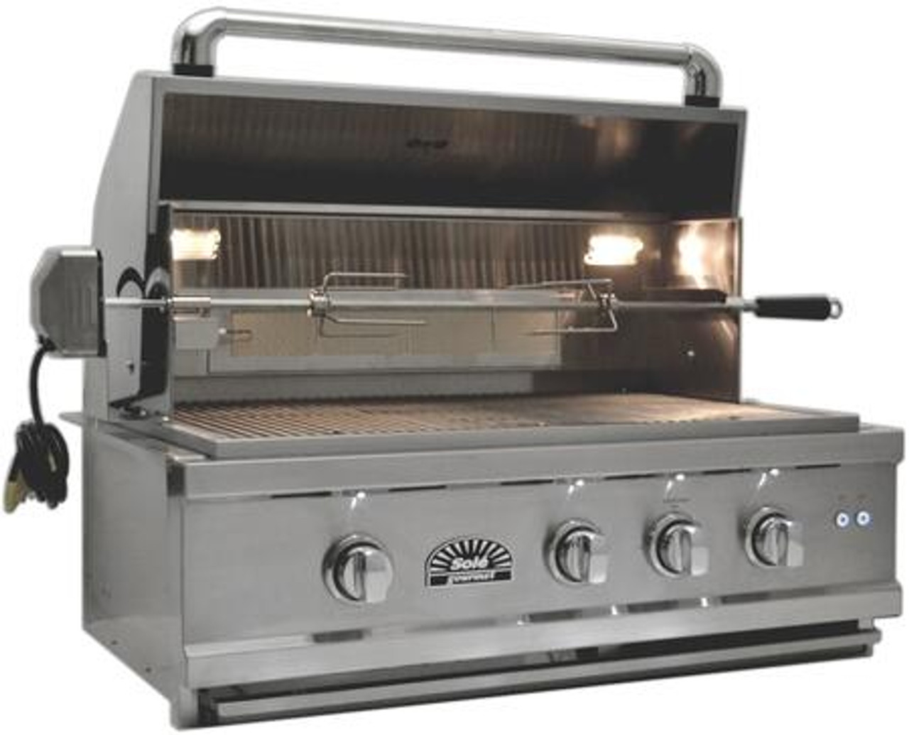 Sole Gourmet 30" Deluxe Built In 4 Burner Natural Gas - 301BQRRL