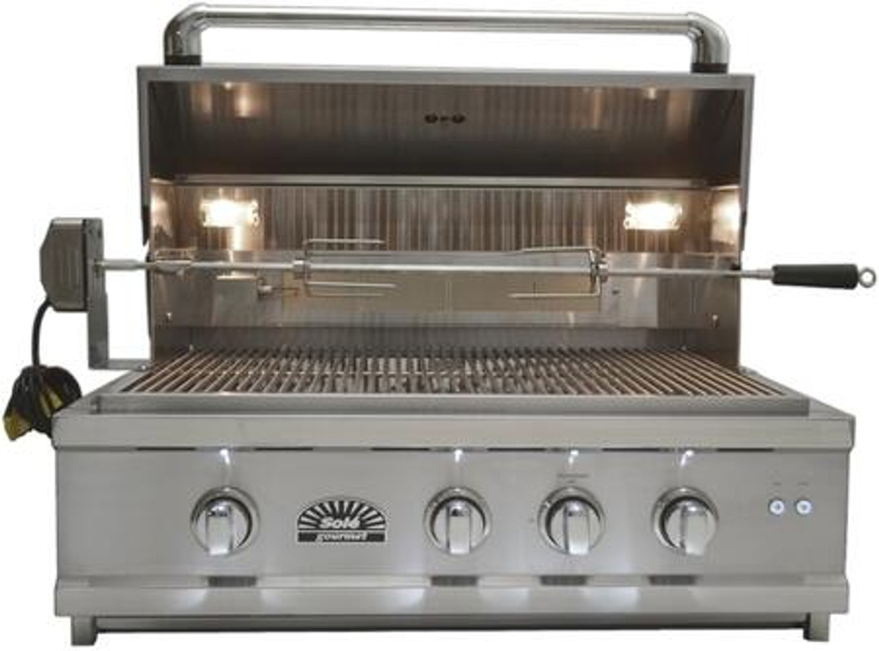 Sole Gourmet 30" Deluxe Built In 4 Burner Natural Gas - 301BQRRL
