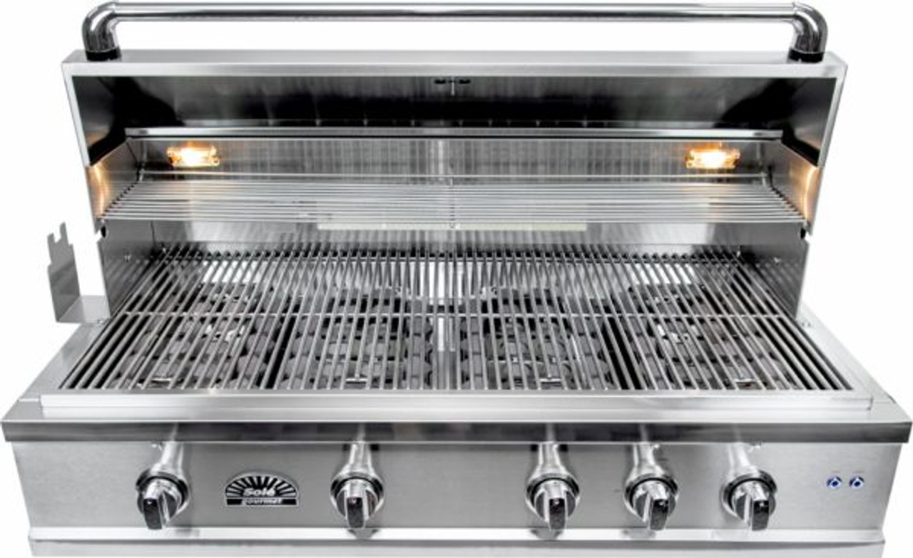Sole Gourmet Luxury Series - 42-Inch 4-Burner Built-In Grill - Liquid Propane Gas - 421BQRLLP