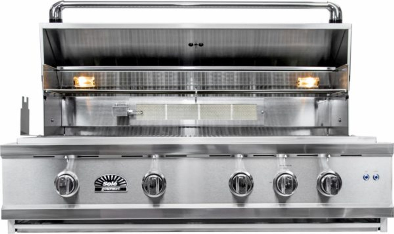 Sole Gourmet Luxury Series - 42-Inch 4-Burner Built-In Grill - Liquid Propane Gas - 421BQRLLP