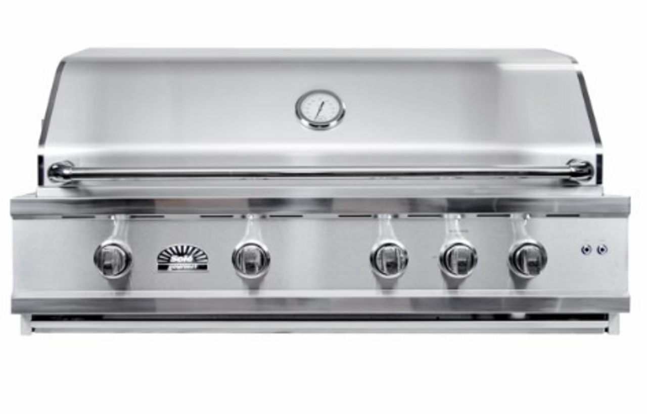 Sole Gourmet Luxury Series - 42-Inch 4-Burner Built-In Grill - Liquid Propane Gas - 421BQRLLP