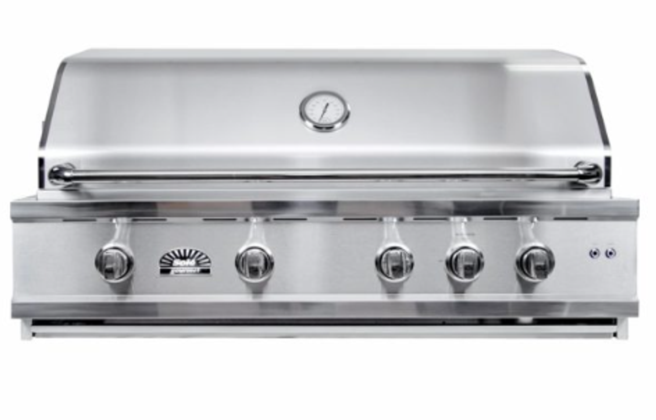 Sole Gourmet Luxury Series - 42-Inch 4-Burner Built-In Grill - Liquid Propane Gas - 421BQRLLP