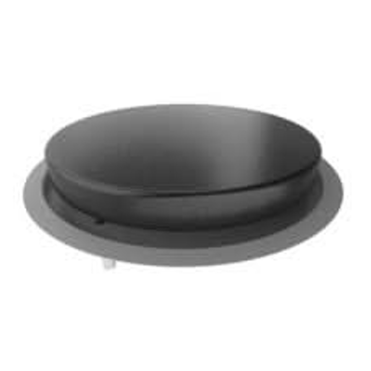 Sunstone 19" DIA. Solid Steel Flat Top Griddle w/non Stick Finish & Powder Coated Oil Pan - SUN24PCB-GRIDDLE