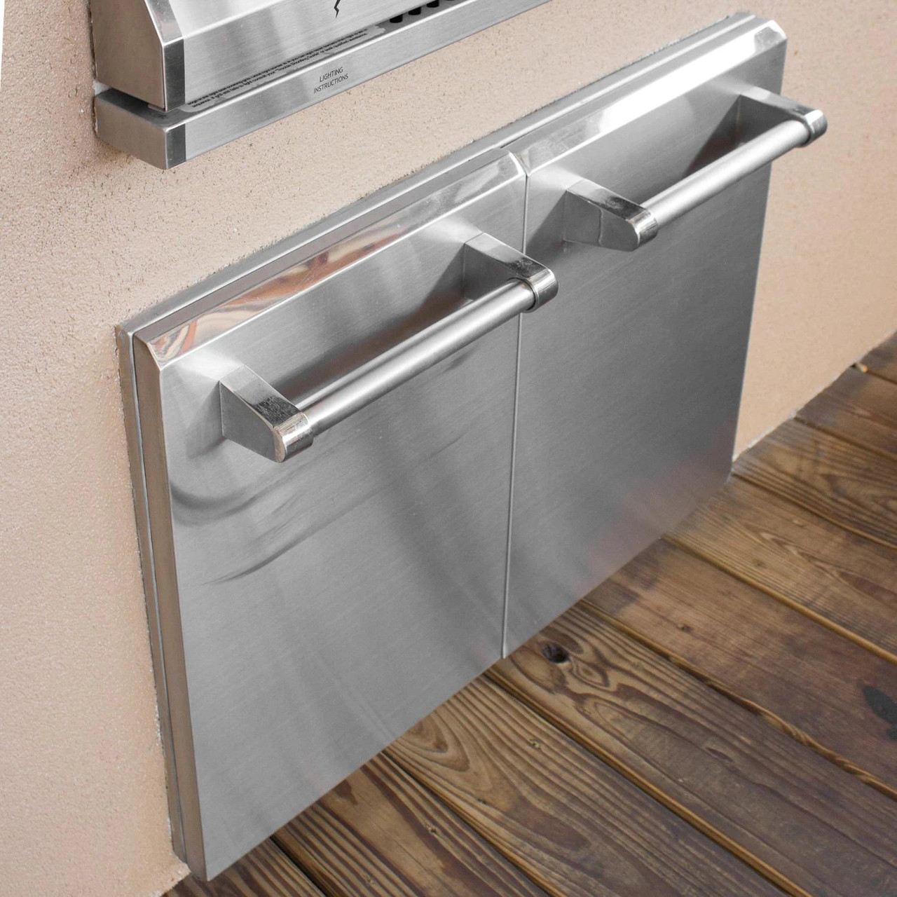 PGS S/S 30" Professional Masonry Doors - MDS L30