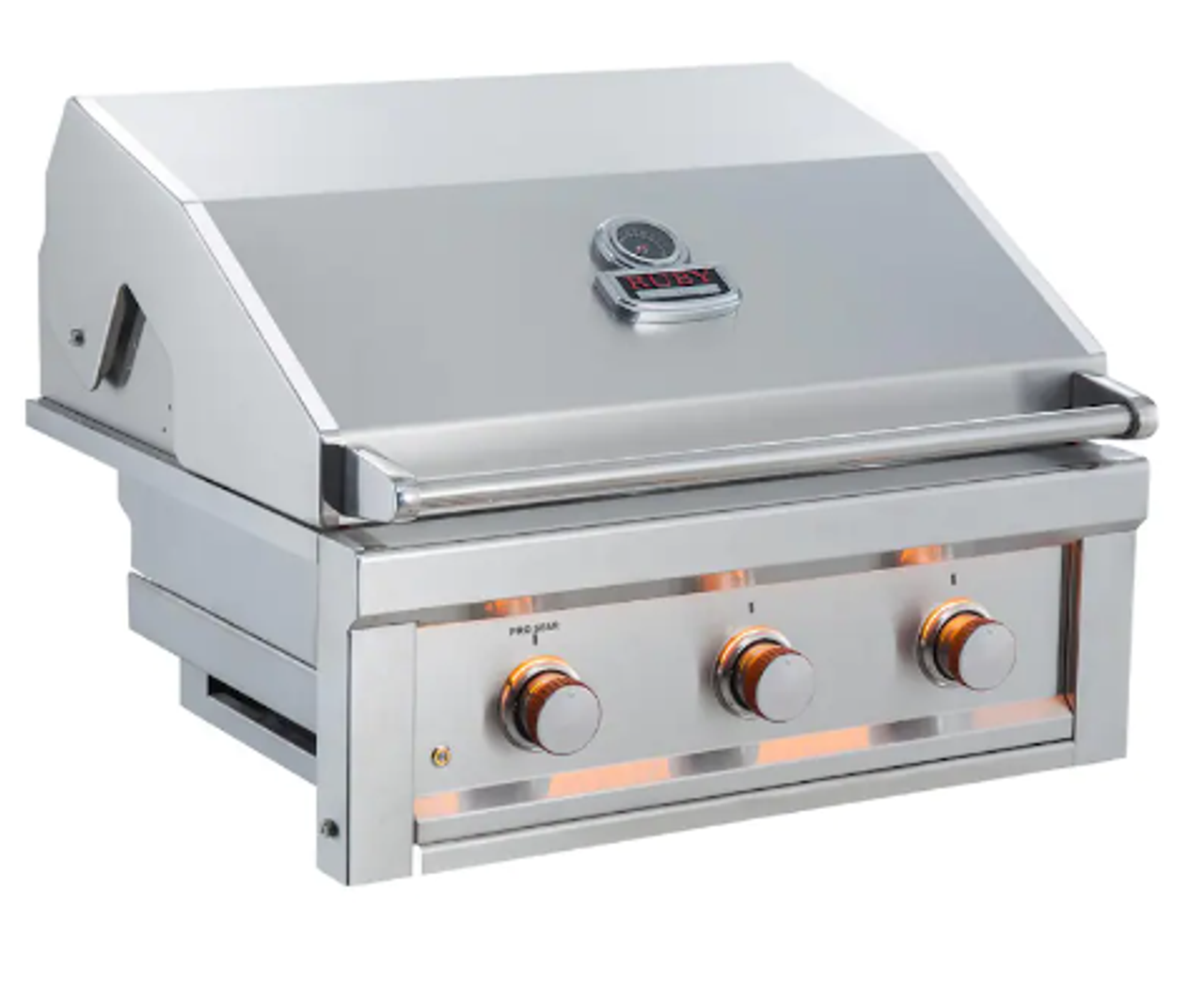 Sunstone Ruby - 30-Inch 3-Burner Built-In Grill - Natural Gas - RUBY3B-NG