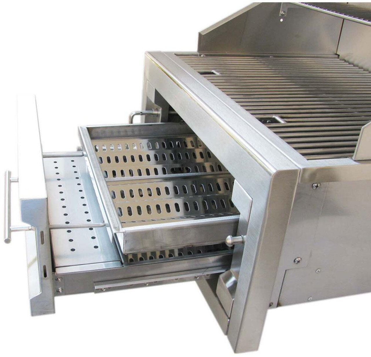 Sunstone - 28-Inch 3-Burner Single Zone Grill - Charcoal - SUNCHSZ28