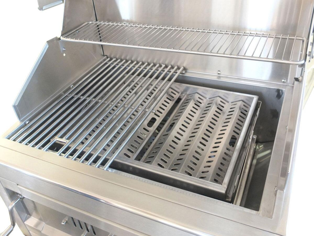 Sunstone - 28-Inch 3-Burner Single Zone Grill - Charcoal - SUNCHSZ28