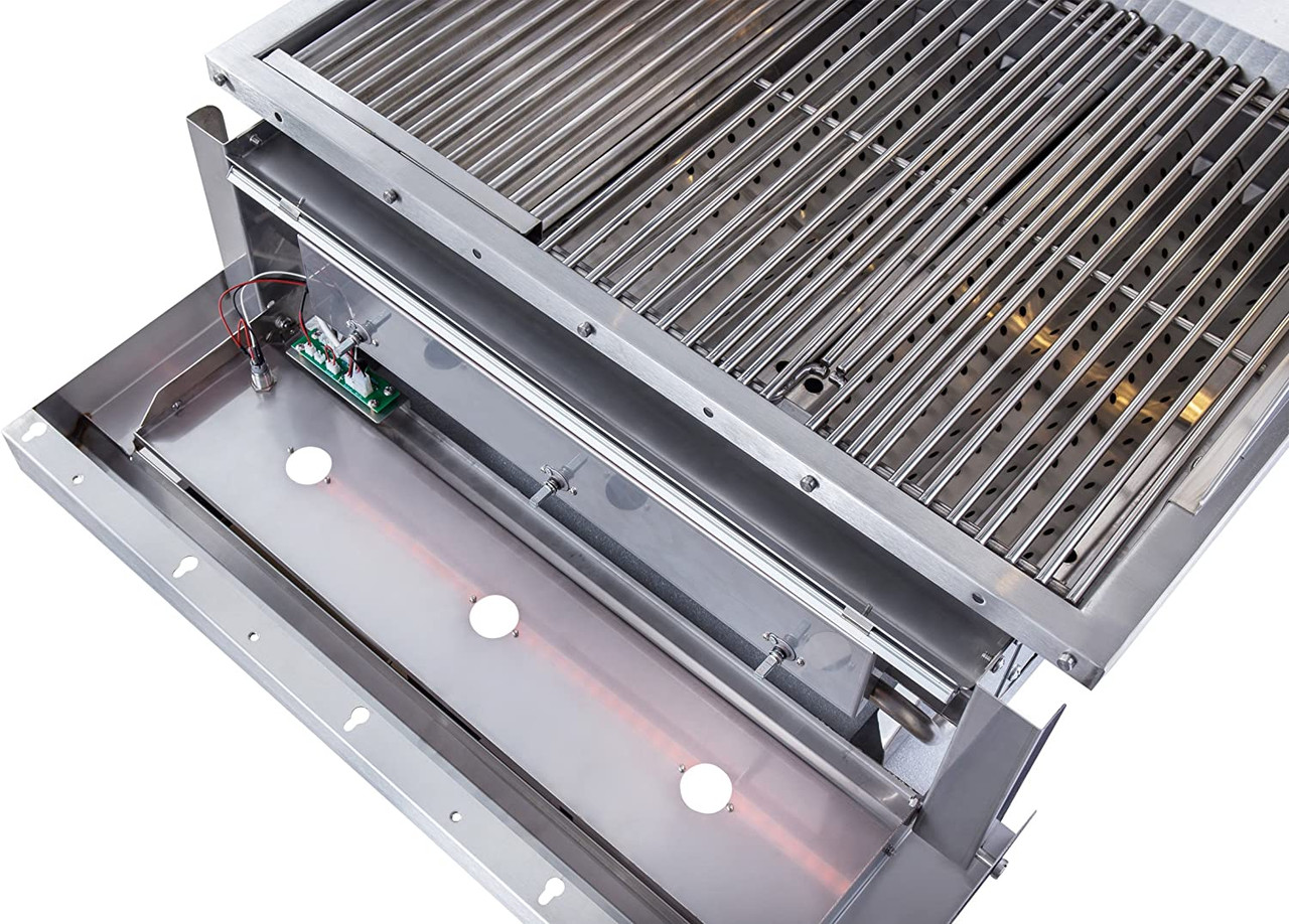 Sunstone Ruby - 30-Inch 3-Burner Built-In Grill with Pro Sear - Liquid Propane Gas - RUBY3B-LP