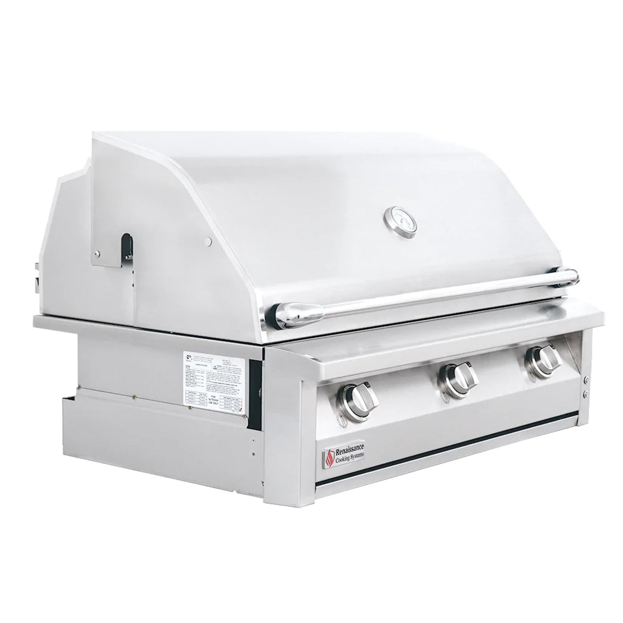 RCS ARG - 42-Inch 3-Burner Built-In Grill - Natural Gas - ARG42