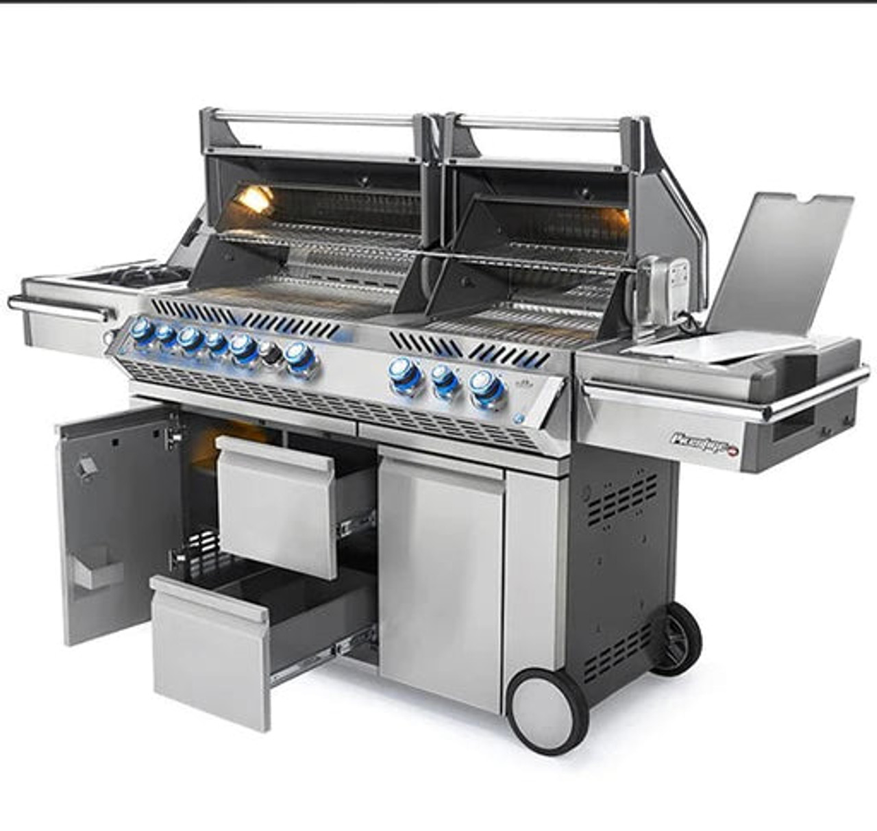 Napoleon Prestige PRO 825 RSBI - 94-Inch 6-Burner Freestanding Grill - Liquid Propane Gas - PRO825RSBIPSS-3