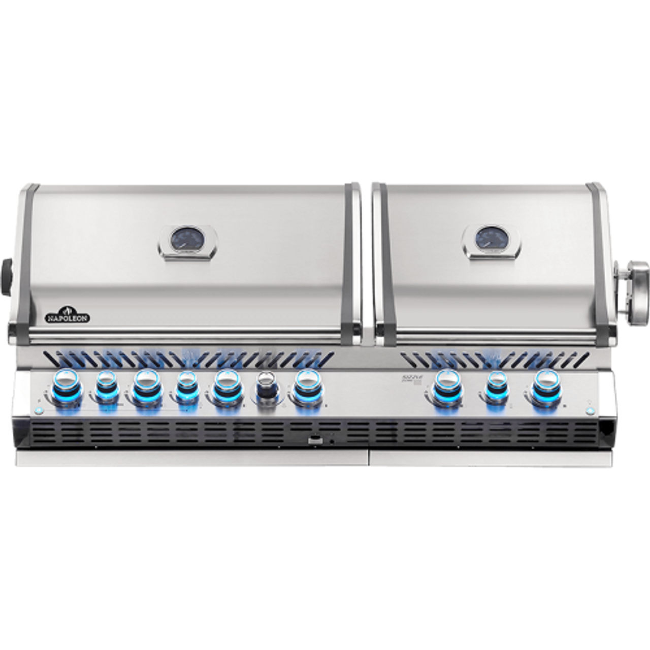 Napoleon Prestige PRO 825 RBI - 56-Inch 6-Burner Built-In Grill with Infrared Bottom and Rear Burners - Natural Gas - BIPRO825RBINSS-3