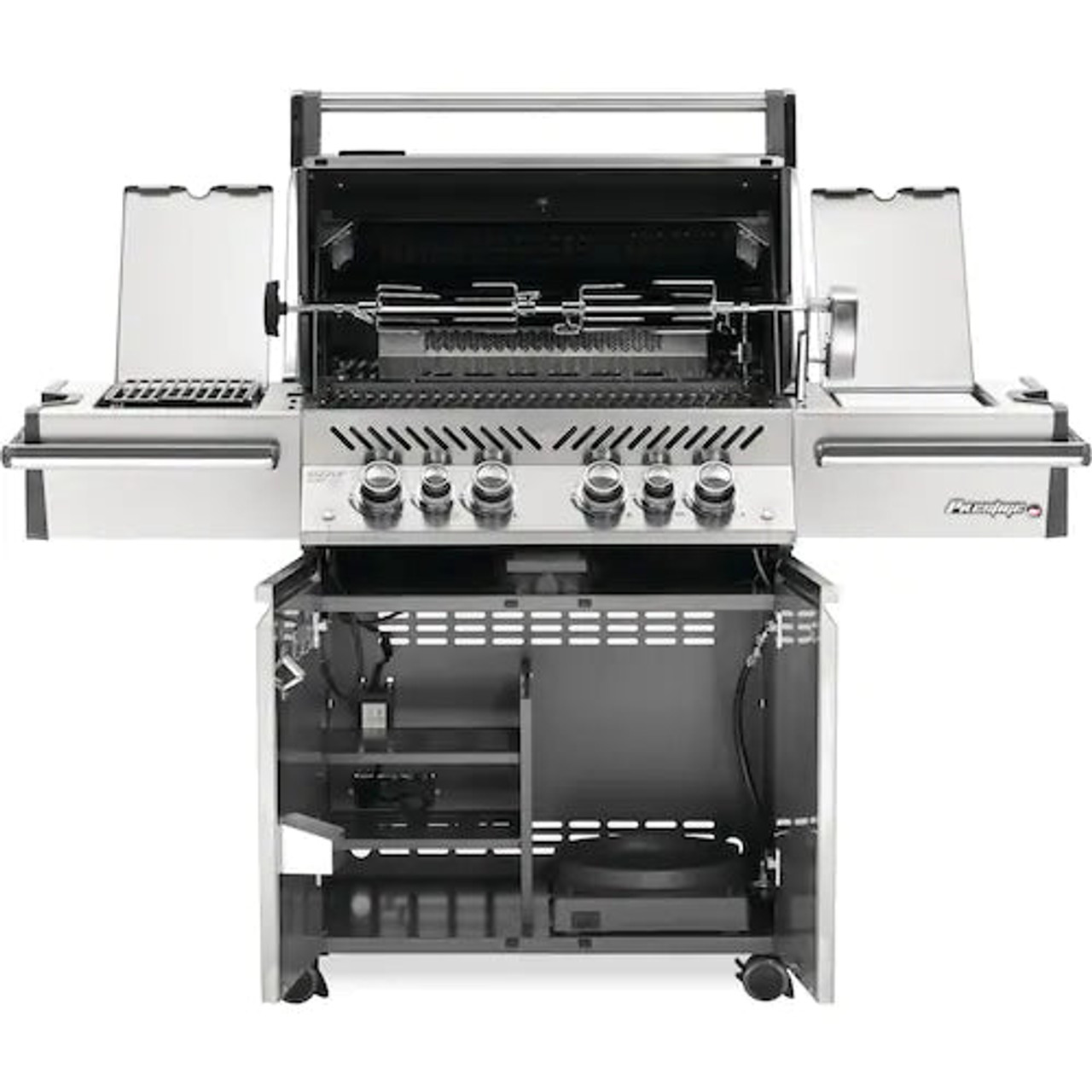Napoleon Prestige PRO 500 - 4-Burner Freestanding Grill with Rotisserie Kit - Natural Gas - PRO500RSIBNSS-3