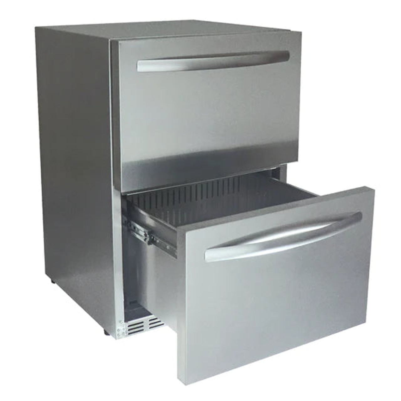 RCS 24-Inch 5.2 Cu. Ft. Outdoor Rated Dual Drawer Compact Refrigerator - REFR4