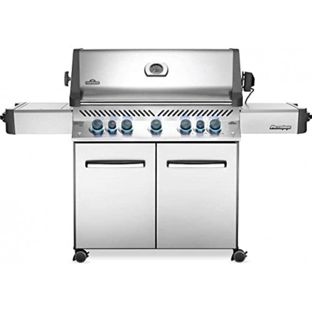 Napoleon Prestige 665 RSIB - 75-Inch 5-Burner Freestanding Grill - Liquid Propane Gas - P665RSIBPSS