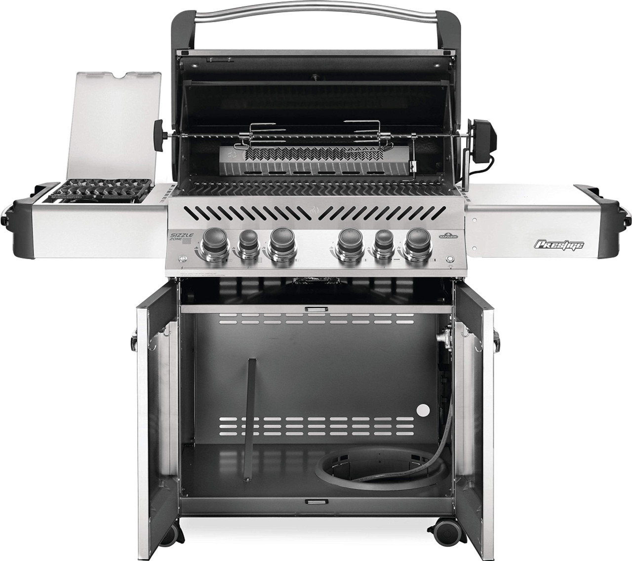 Napoleon Prestige 500 RSIB - 4-Burner Freestanding Grill - Natural Gas - P500RSIBNSS-3