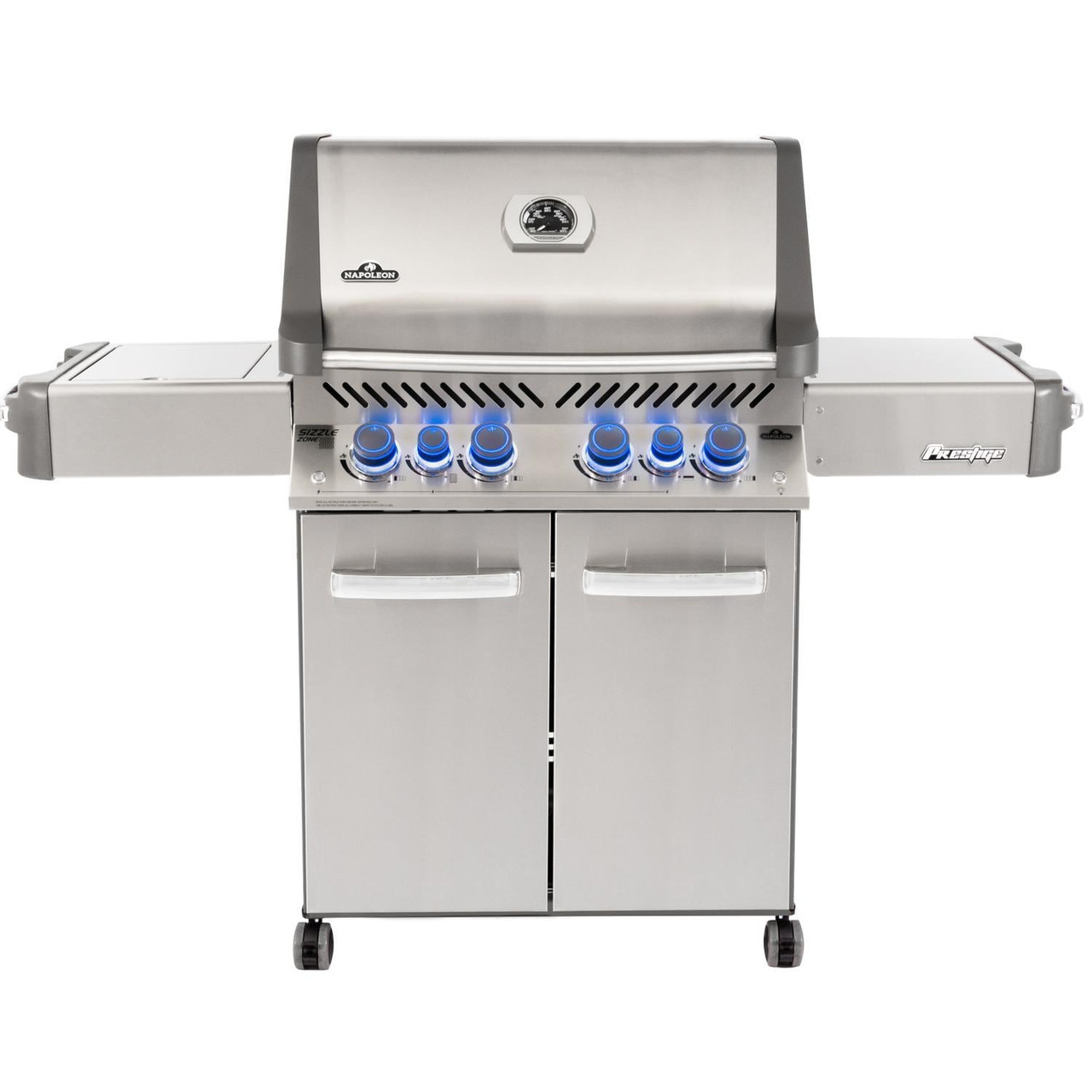 Napoleon Prestige 500 - 4-Burner - Freestanding Grill - Liquid Propane Gas - P500RSIBPSS-3
