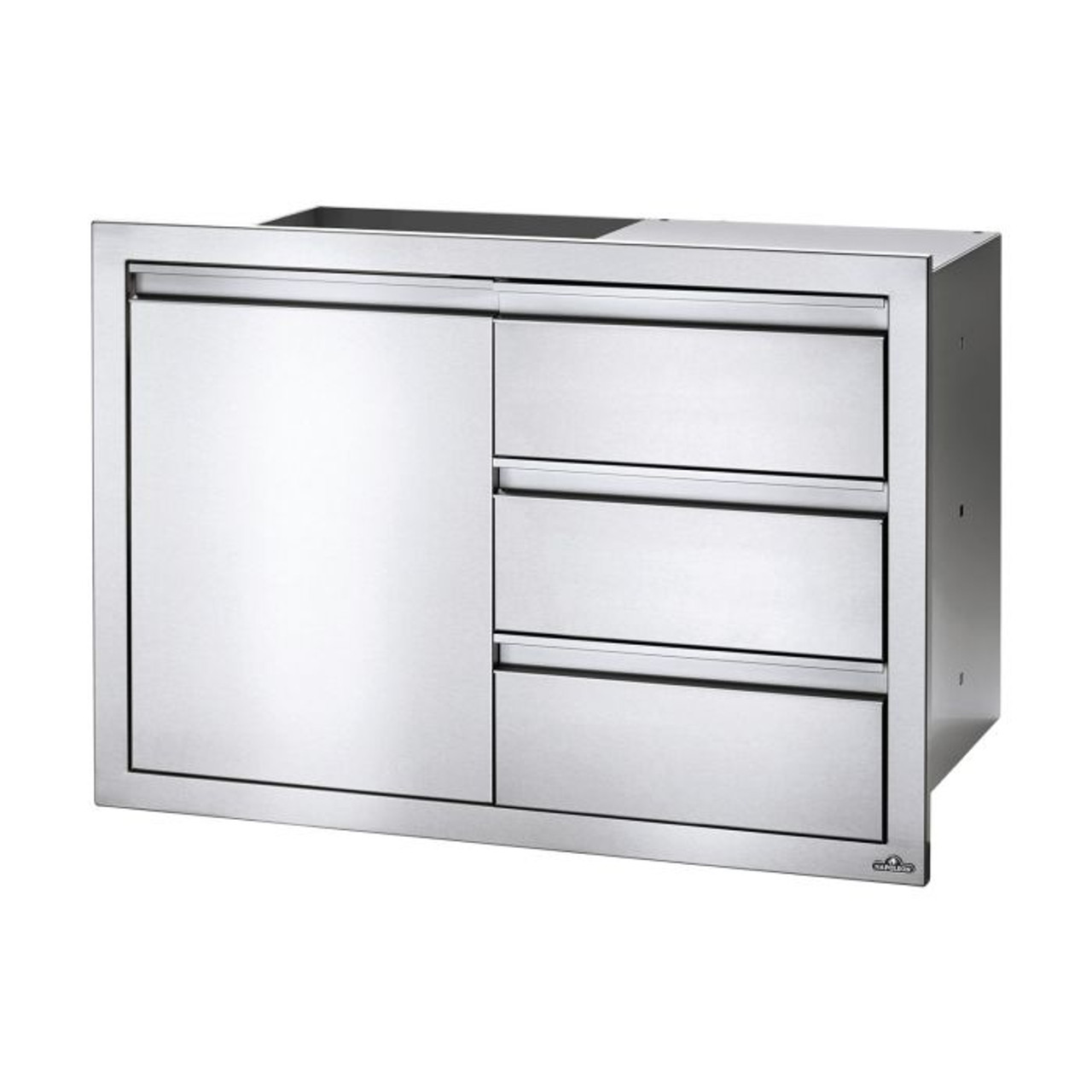 Napoleon 36" X 24" Single Door & Triple Drawer Combo - BI-3624-1D3DR