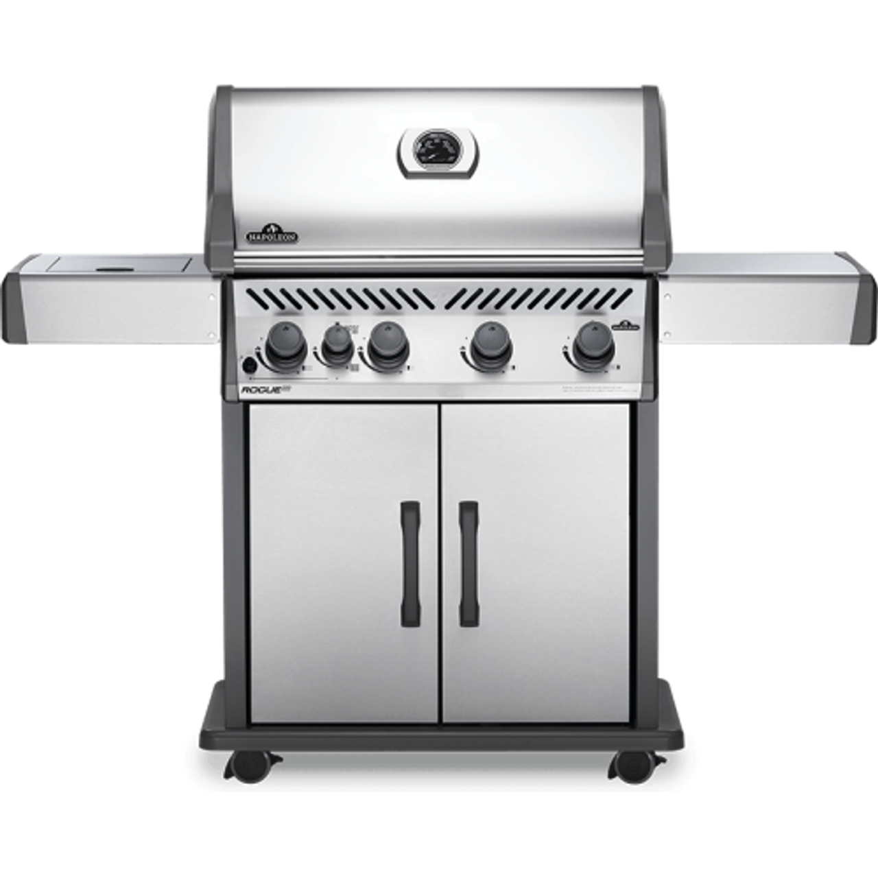 Napoleon Rogue XT 525 SIB - 4-Burner Freestanding Grill with Infrared Side Burner- Liquid Propane Gas - RXT525SIBPSS-1
