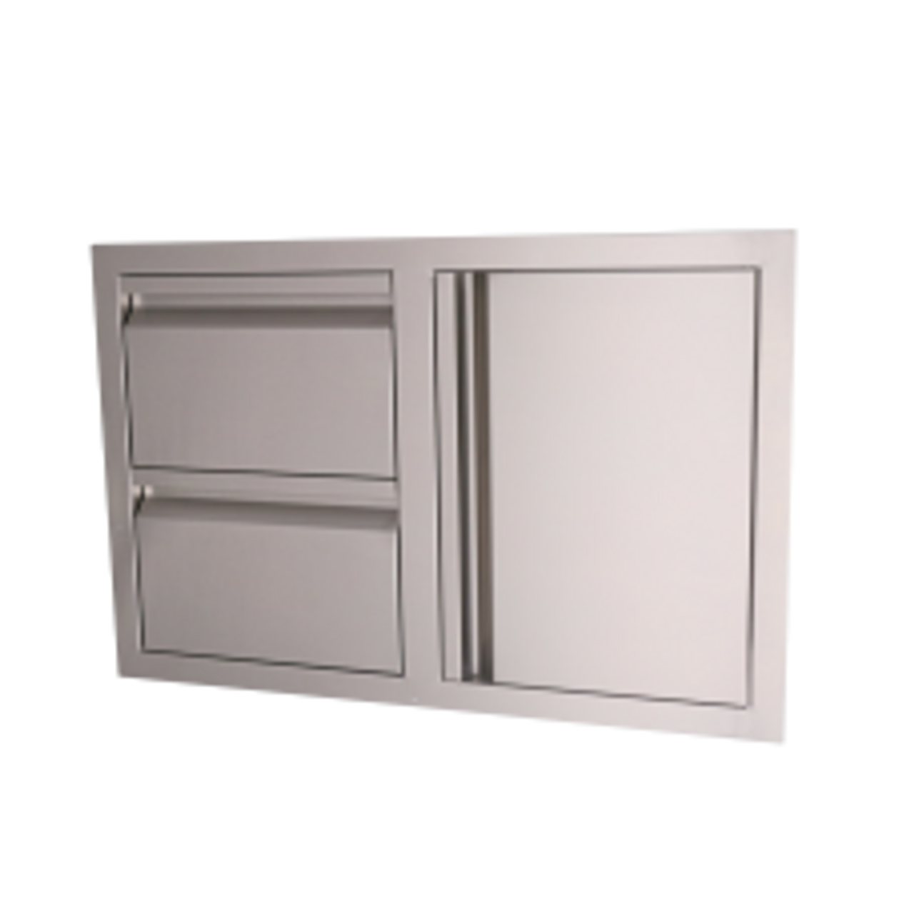 RCS Valiant Stainless Double Drawer/Door Combo - VDC1