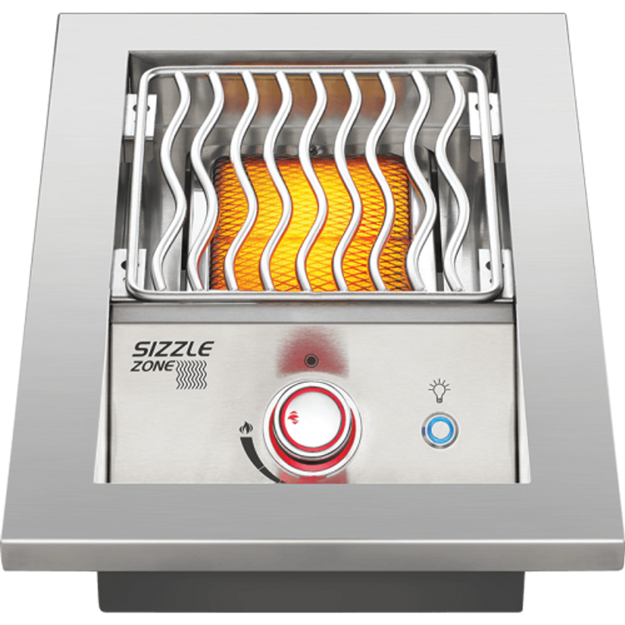 Napoleon Built In 700 Series Single Infrared Liquid Propane Gas Burner with Stainless Steel Cover - BIB10IRPSS
