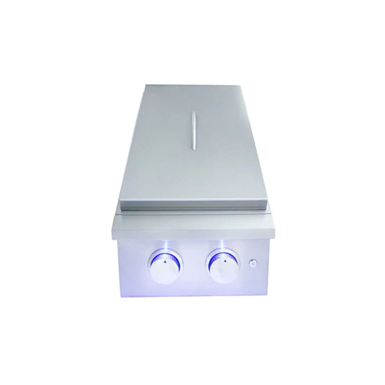 RCS Premier Double Side Burner, Slide in Natural Gas - RJCSSBL