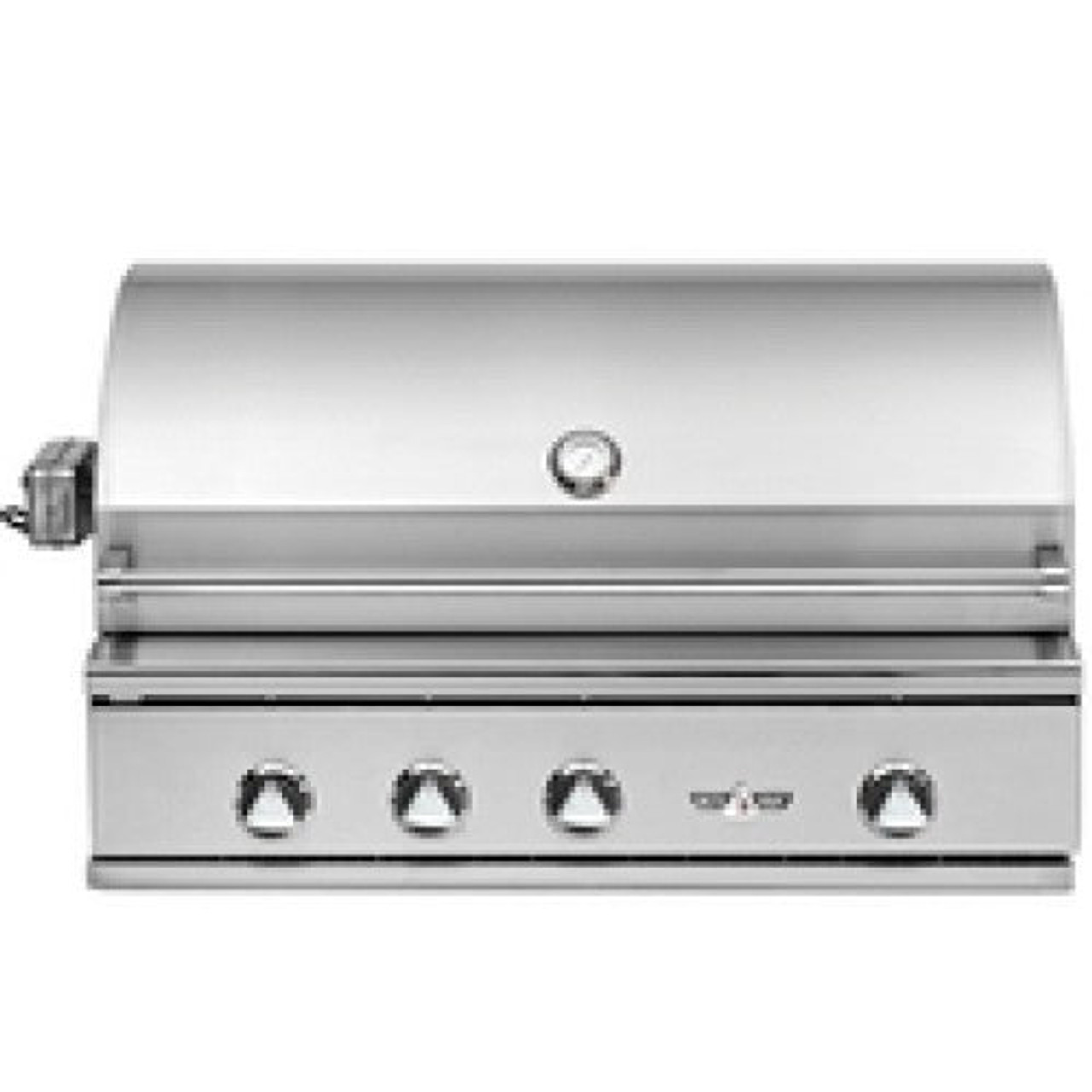 Delta Heat - 38-Inch 3-Burner Built-In Grill with Infrared Rotisserie Burner - Liquid Propane Gas - DHBQ38R-DL