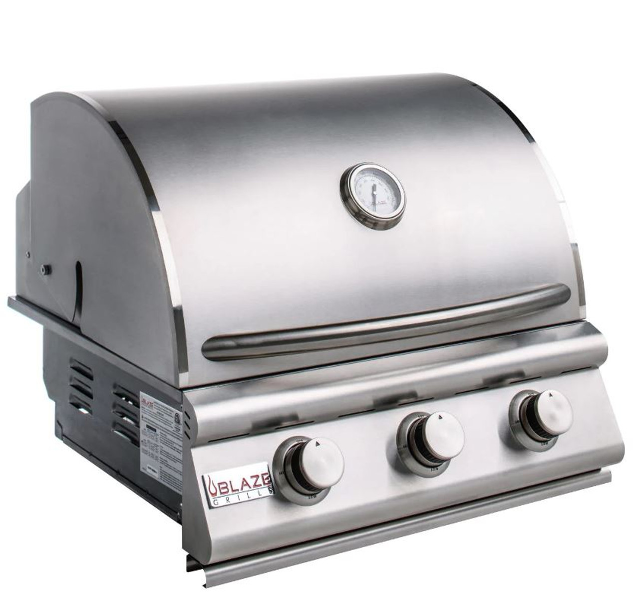 Blaze Prelude LBM - 25-Inch 3-Burner Built-In Grill - Natural Gas - BLZ-3LBM-NG