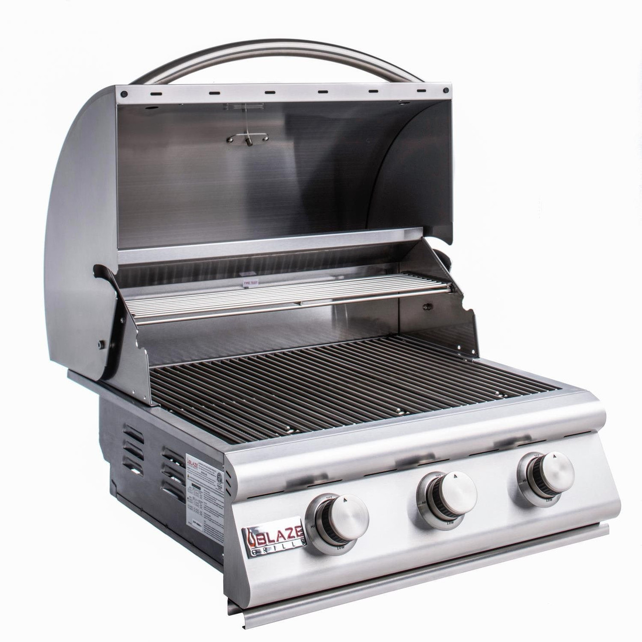 Blaze Prelude LBM - 25-Inch 3-Burner Built-In Grill - Liquid Propane Gas - BLZ-3LBM-LP