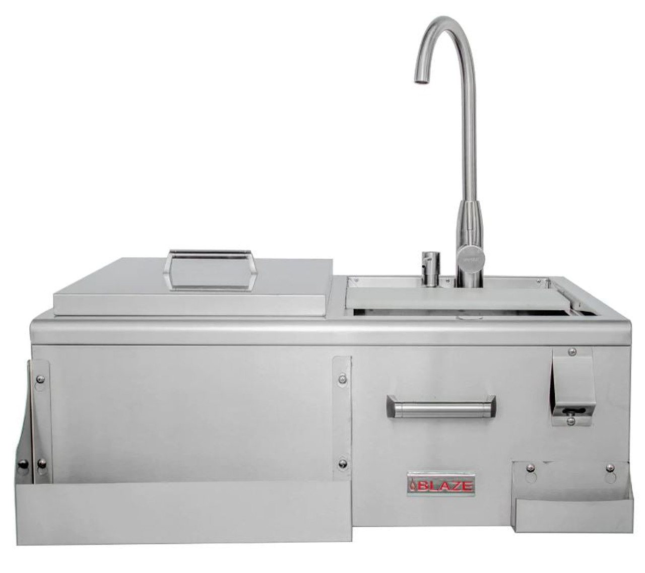 Blaze 30-Inch Beverage Center With Sink & Ice Bin Cooler - BLZ-30CKT-SNK