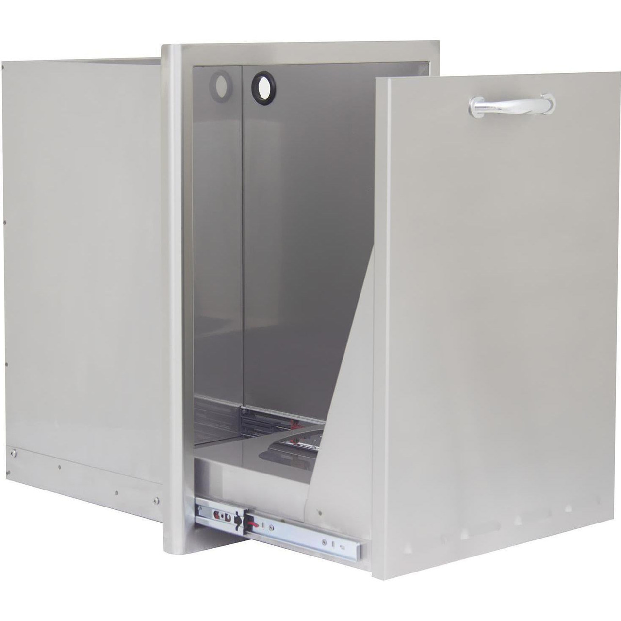 Blaze 20-Inch Stainless Steel Roll-Out Trash / Propane Tank Drawer - BLZ-TRLP-DRW-H