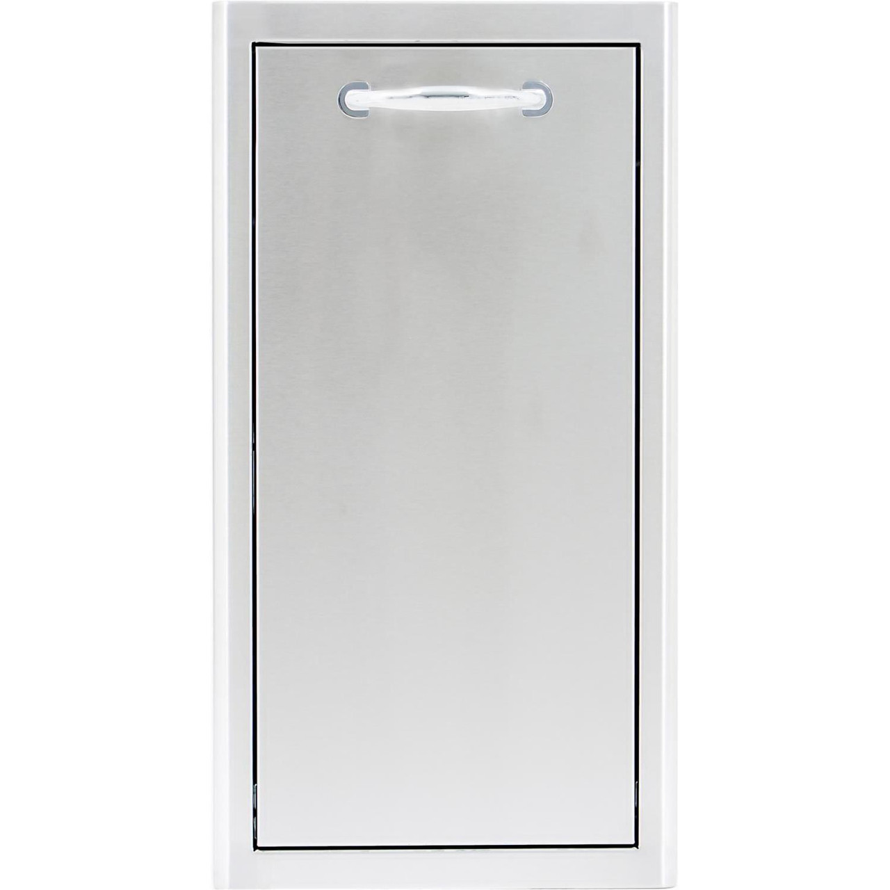 Blaze 13-Inch Narrow Roll-Out Stainless Steel Trash Bin - BLZ-TRNW-DRW-H