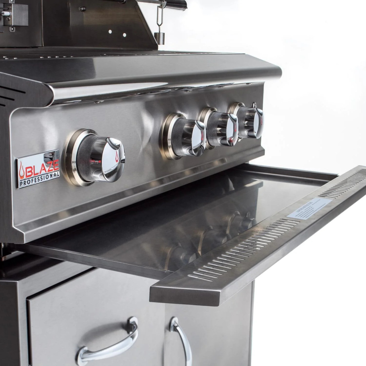 Blaze Professional LUX - 34-Inch 3-Burner Built-In Grill - Liquid Propane Gas with Rear Infrared Burner - BLZ-3PRO-LP