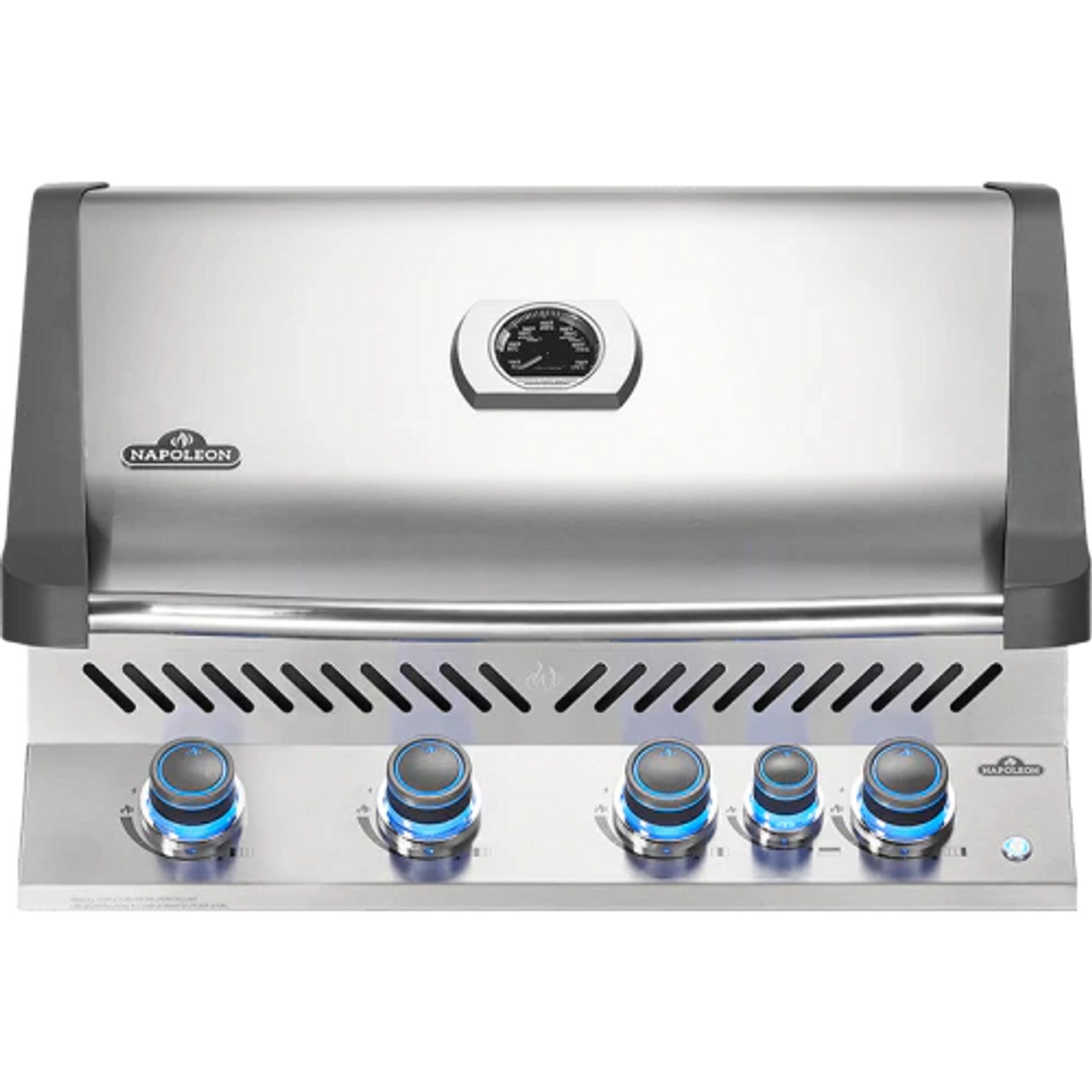 Napoleon Prestige 500 RB - 32-Inch 4-Burner Built-In Grill with Infrared Rear Burner - Liquid Propane Gas - BIP500RBPSS-3