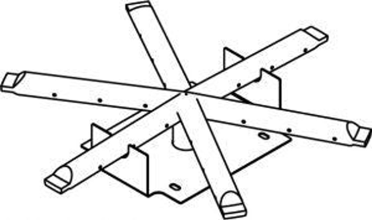 American Fyre Designs 12 Inch Star Burner, Propane Gas- OCBS-12P