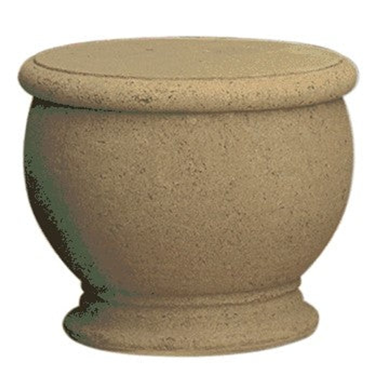 American Fyre Designs 24 Inch Amphora Tank and End Table, Cafe Blanco- 8500-CB