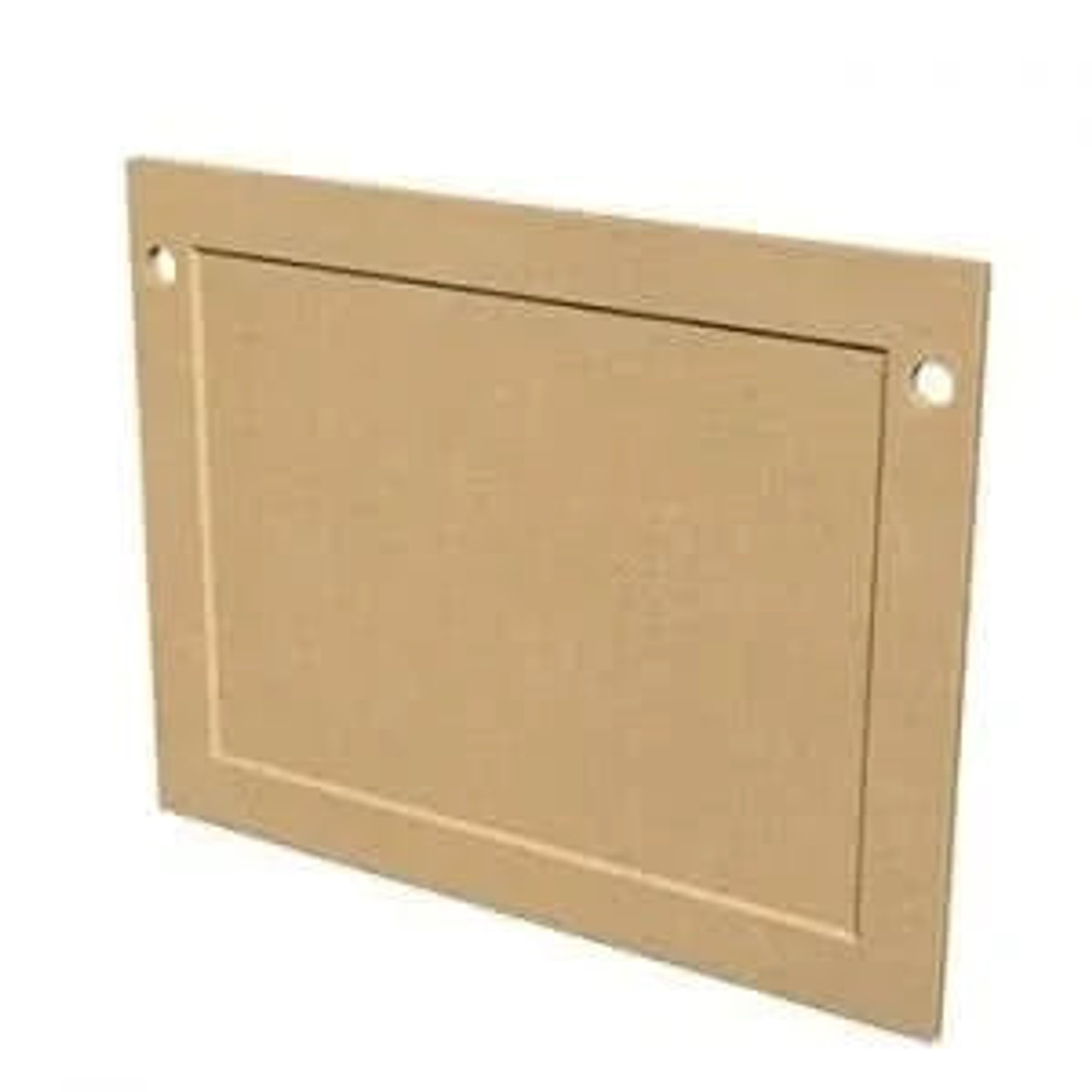 American Fyre Designs GFRC Square Protector Plate for Cordova, White Concrete- 8210-WC