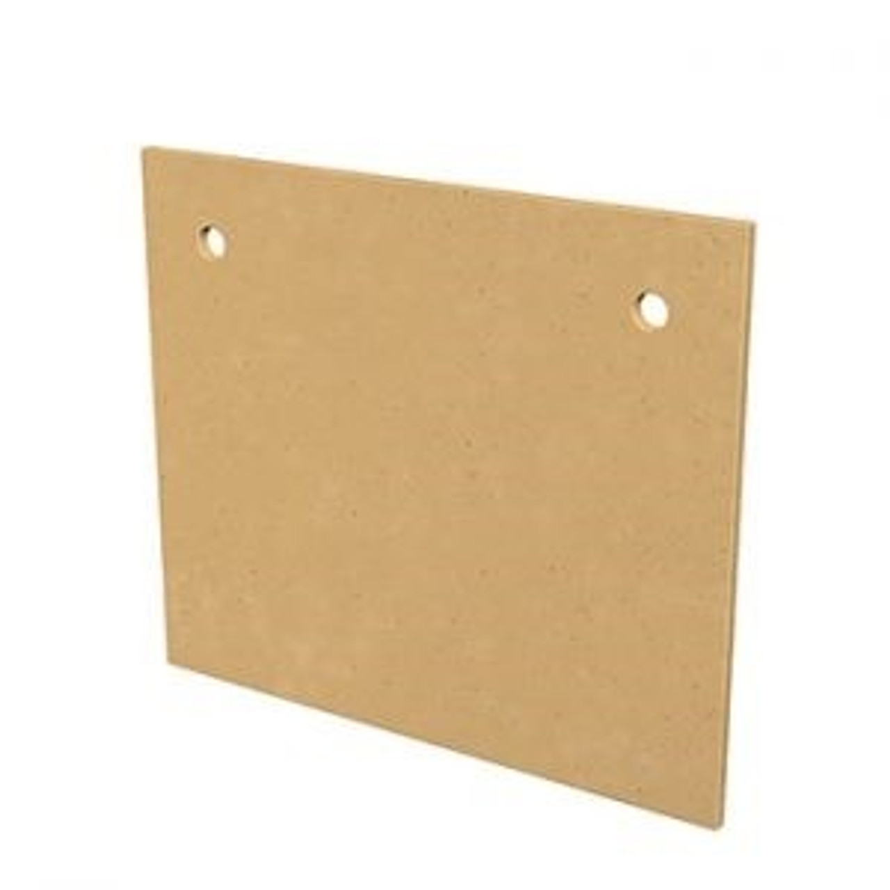 American Fyre Designs GFRC Square Protector Plate for Petite and Grand Petite Cordova, Smoke- 8205-SM