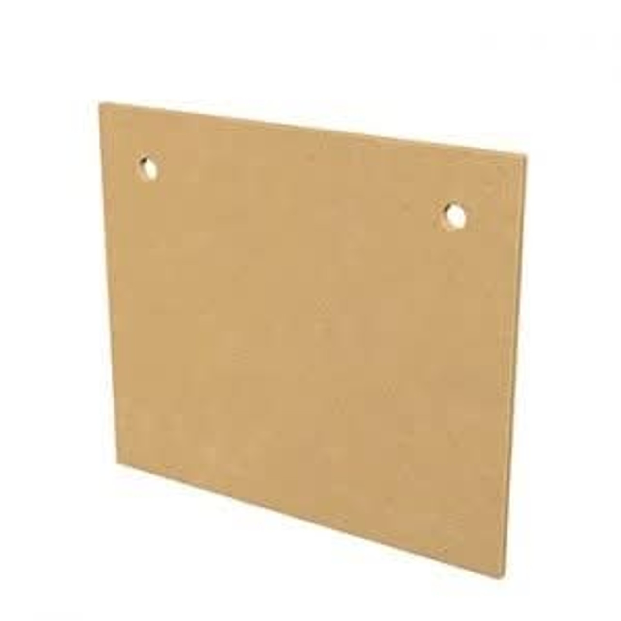 American Fyre Designs GFRC Square Protector Plate for Petite and Grand Petite Cordova, Smoke- 8205-SM