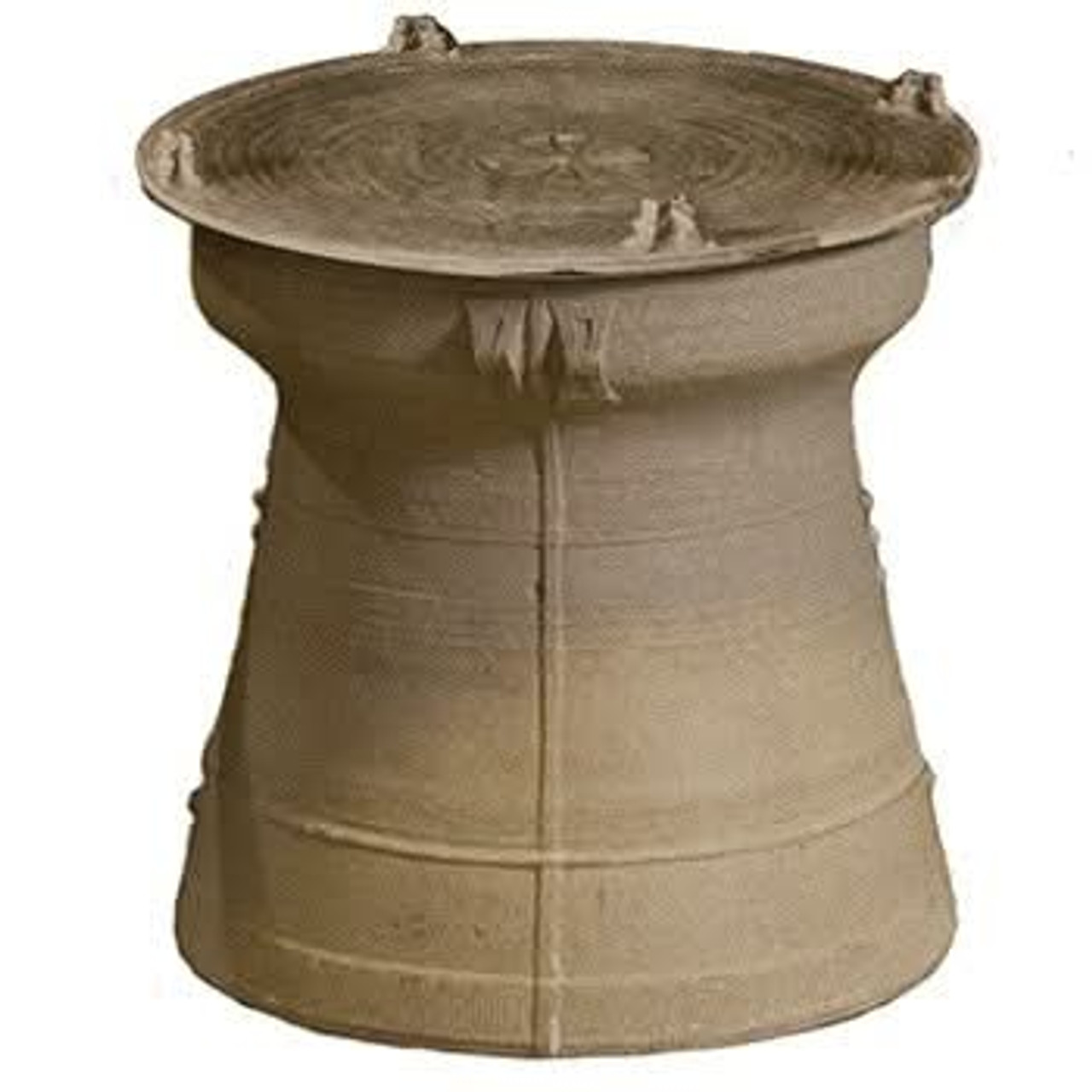 American Fyre Designs 21 3/4 Inch Rain Drum Tank and End Table, Smoke- 8199-SM