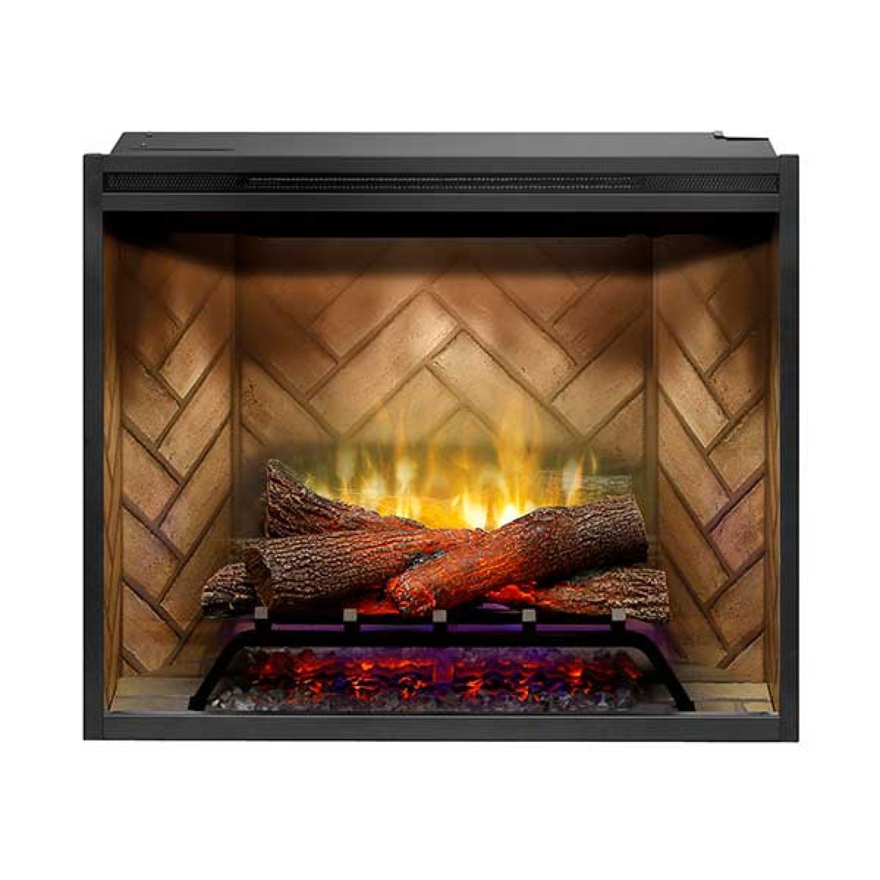 Dimplex Revillusion 30-inch Built-in Firebox with Glass Pane and Plug Kit (RBF30-FG)