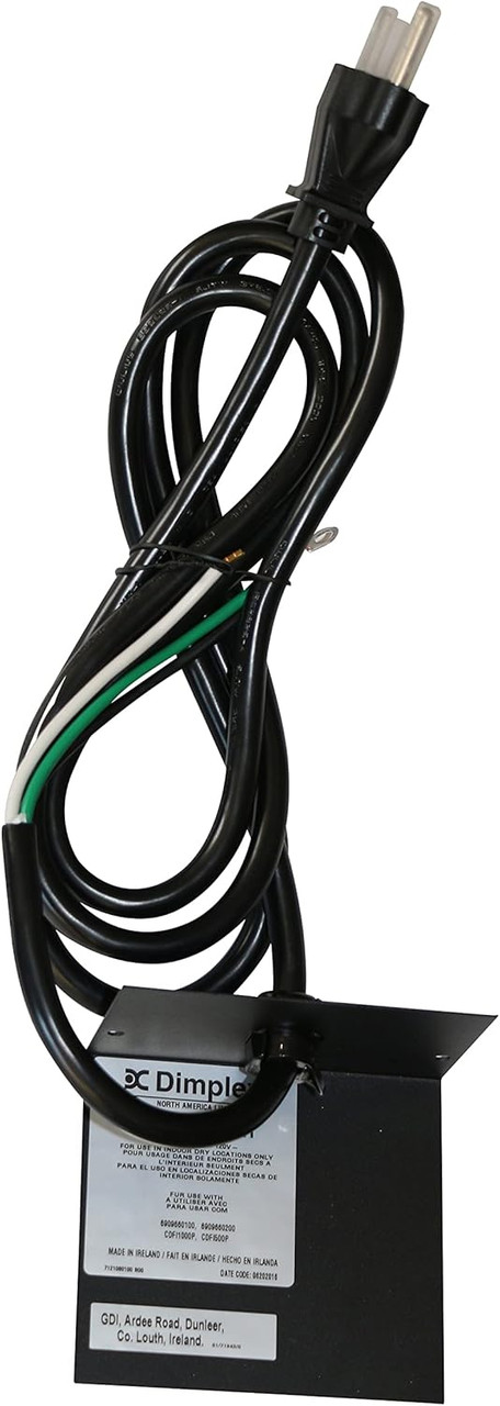 Dimplex 120V Plug Kit for Opti-myst Electric Fireplaces- X-CDFI-PLUGKIT