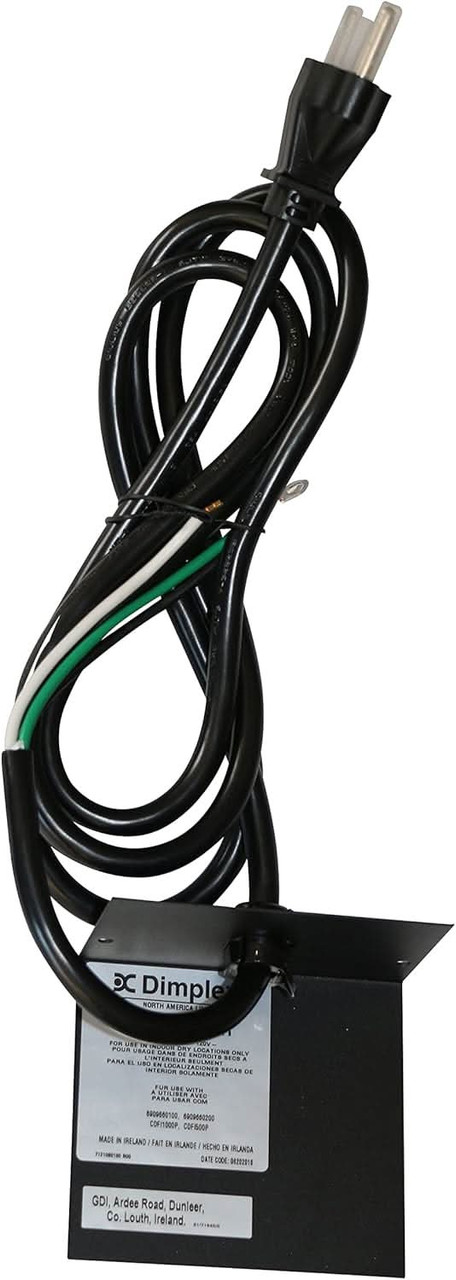 Dimplex 120V Plug Kit for Opti-myst Electric Fireplaces- X-CDFI-PLUGKIT