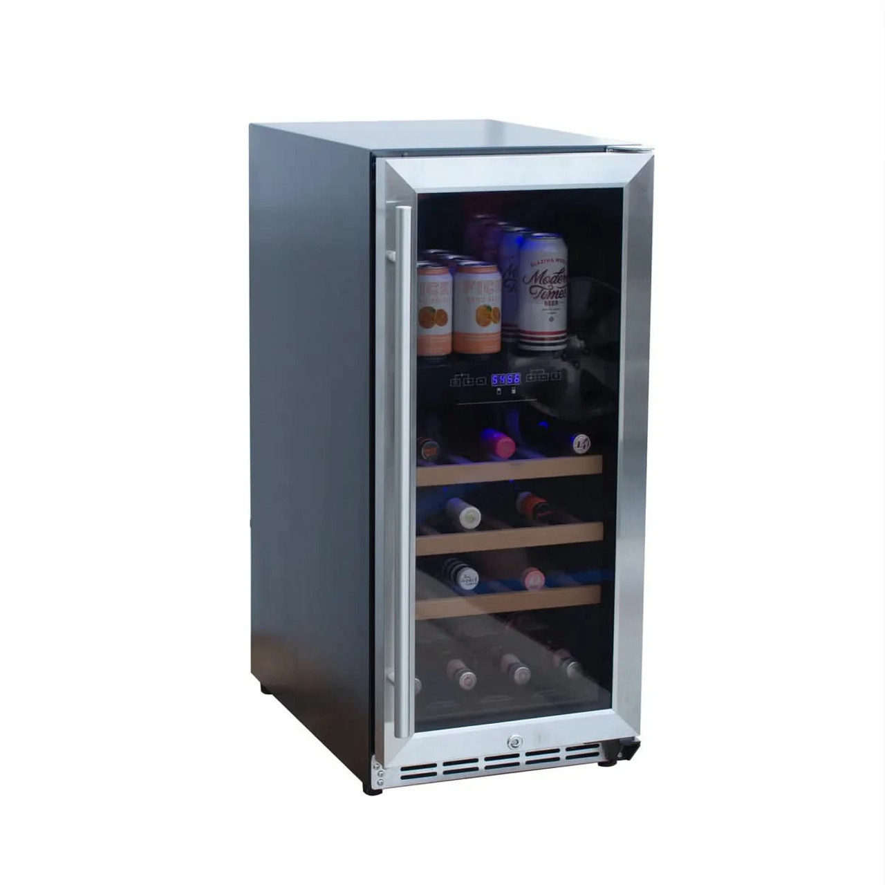 Summerset 15" Outdoor Rated Dual Zone Wine Cooler - RFR-15WD